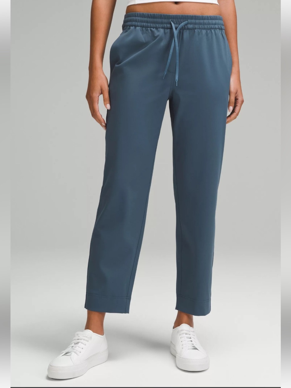 Lululemon Women's Iron Blue Tapered Leg Mid-rise Pant 7/8 Length-Luxtreme